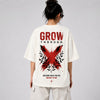 Graphic Print Oversized Cotton T-Shirt