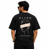 KLYRO FASHION Graphic Print Oversized Cotton T-Shirt