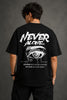 Graphic Print Oversized Cotton T-Shirt