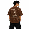 KLYRO FASHION Graphic Print Oversized Cotton T-Shirt