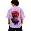 Japanese Inspired Graphic Print Oversized T-Shirt