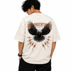 Unconventional Eagle Graphic Oversized T-Shirt